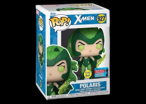 Funko Pop! Marvel X-Men Polaris GITD 2021 Fall Convention Exclusive Figure #927