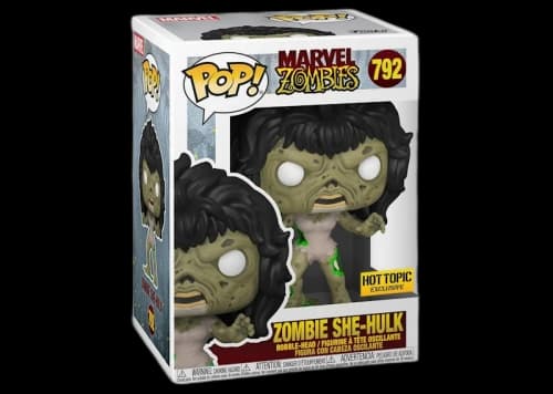 Funko Pop! Marvel Zombies Zombie She-Hulk Hot Topic Exclusive Figure #792
