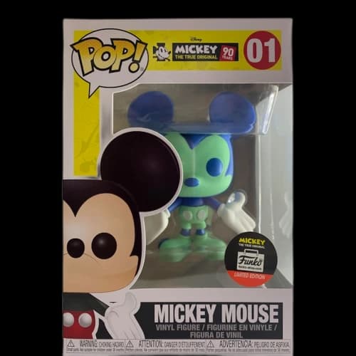 Funko Pop! Mickey The True Original Mickey Mouse (Blue/Green) Funko Shop Edition Figure #01