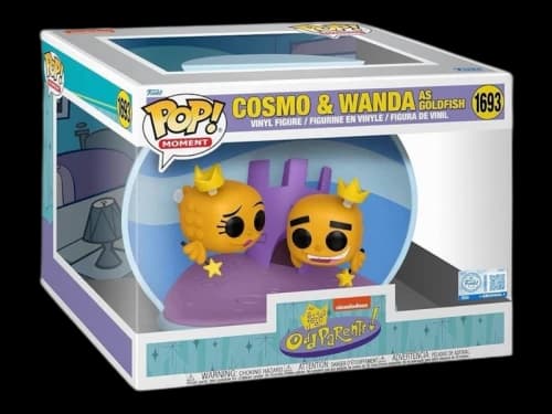 Funko Pop Moment: Fairly Odd Parents - Cosmo and Wanda as Goldfish Figure #1693
