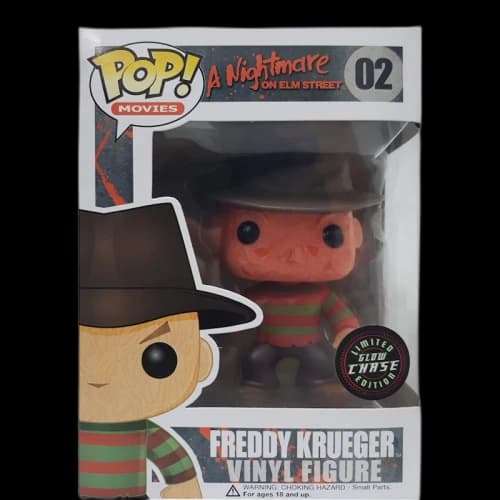 Funko Pop! Movies A Nightmare On Elm Street Freddy Krueger (Glow) (Chase) Figure #02