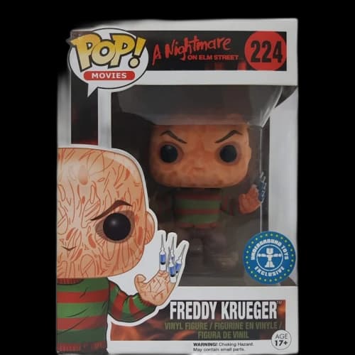 Funko Pop! Movies A Nightmare on Elm Street Freddy Krueger Underground Toys Exclusive Figure #224