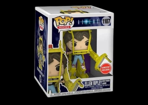 Funko Pop! Movies Aliens Ellen Ripley with Power Loader GameStop Exclusive Figure #1107