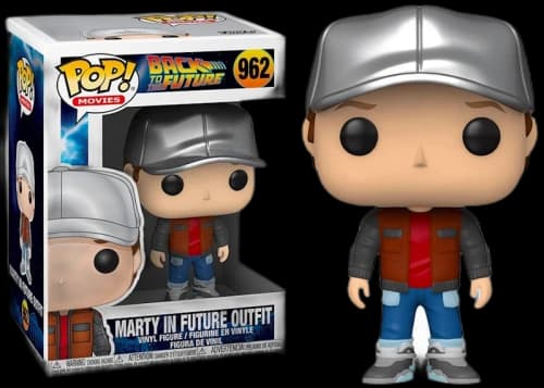 Funko Pop! Movies Back To The Future Marty In Future Outfit Figure #962