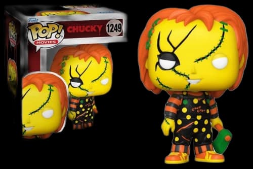 Funko Pop! Movies: Bride of Chucky Chucky (Black Light) Figure #1249