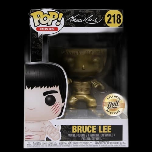 Funko Pop! Movies Bruce Lee Enter the Dragon (Gold) Bait Exclusive Figure #218