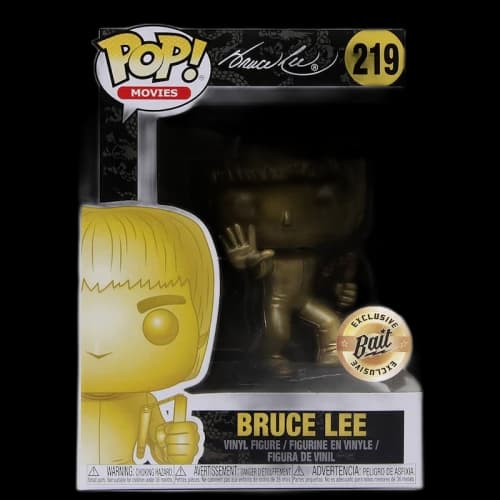 Funko Pop! Movies Bruce Lee Game Of Death (Gold) Bait Exclusive Figure #219