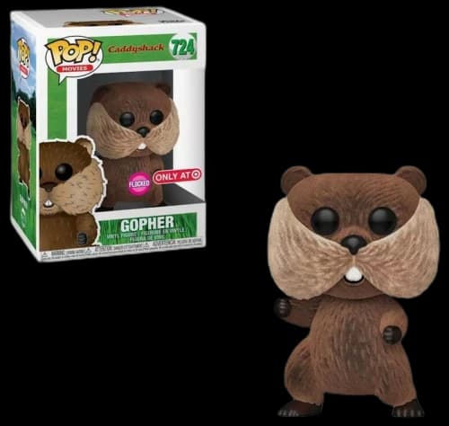 Funko Pop! Movies Caddyshack Gopher (Flocked) Figure #724