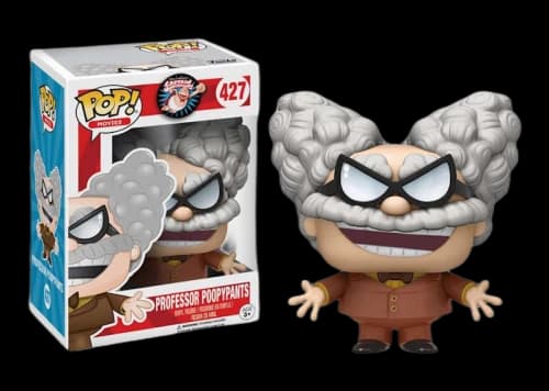 Funko Pop! Movies Captain Underpants Professor Poopypants Brown Suit Figure #427