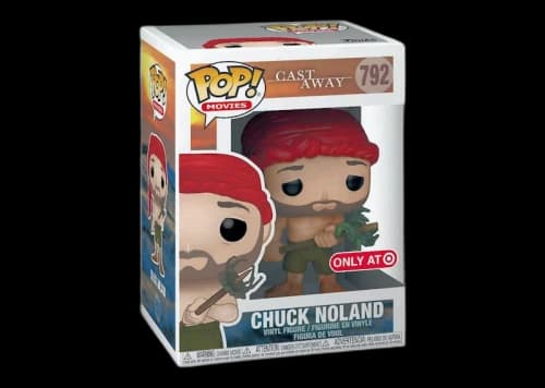 Funko Pop! Movies Cast Away Chuck Nolan with Spear & Crab Target Exclusive Figure #792