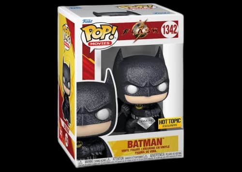 Funko Pop! Movies DC The Flash Batman Diamond Collection Hot Topic Exclusive Figure #1342