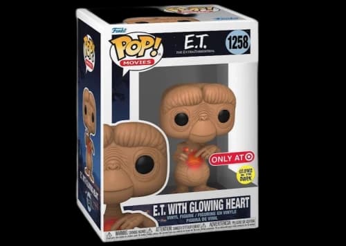 Funko Pop! Movies E.T. 40th Anniversary E.T. With Glowing Heart GITD Target Exclusive Figure #1258