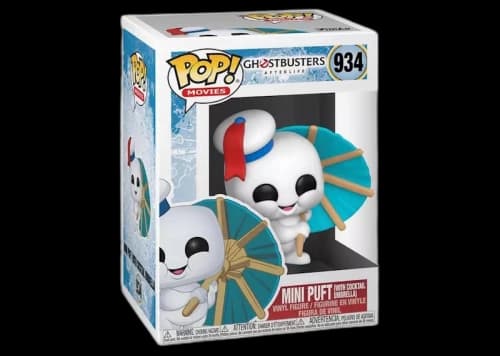 Funko Pop! Movies Ghostbusters Afterlife Mini Puft (With Cocktail Umbrella) Figure #934