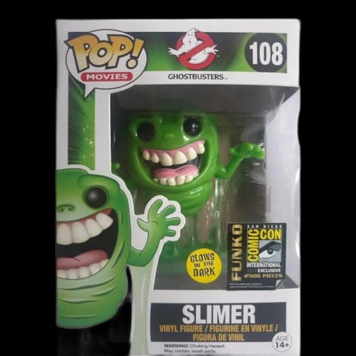 Funko Pop! Movies Ghostbusters Slimer (Glow) SDCC Figure #108