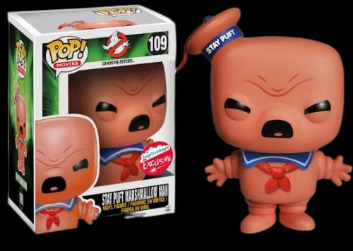 Funko Pop! Movies Ghostbusters Stay Puft Marshmallow Man (Pink Glow) Fugitive Toys Exclusive Figure #109