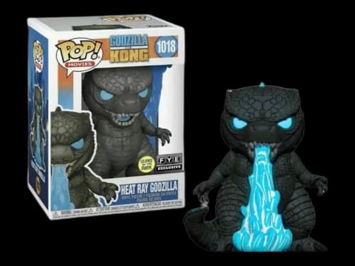 Funko Pop! Movies Godzilla vs Kong Heat Ray Godzilla (Glow) FYE Exclusive Figure #1018