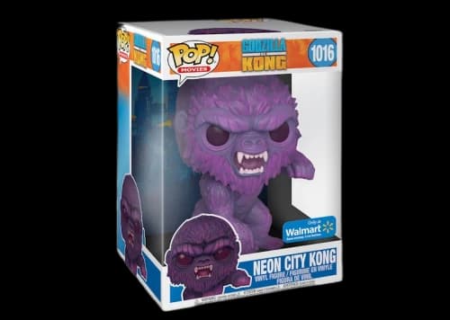 Funko Pop! Movies Godzilla vs. Kong Neon City Kong Walmart Exclusive 10 Inch Figure Figure #1016