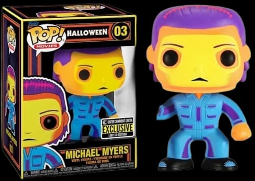 Funko Pop! Movies: Halloween Michael Myers (Black Light)(Entertainment Earth) Figure #3