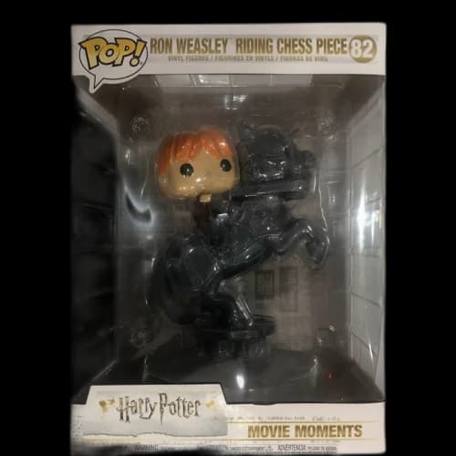 Funko Pop! Movies Harry Potter Ron Weasley (Riding Chess Piece) Movie Moments Figure #82