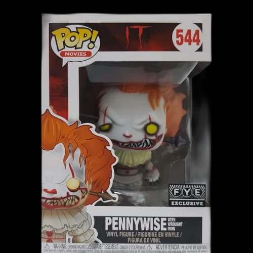 Funko Pop! Movies IT Pennywise with Wrought Iron FYE Exclusive Figure #544