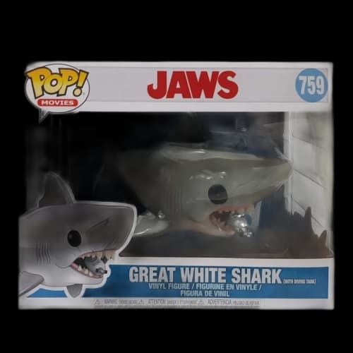 Funko Pop! Movies Jaws Great White Shark with Diving Tank Figure #759