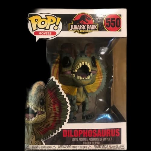Funko Pop! Movies Jurassic Park 25th Anniversary Dilophosaurus Figure #550