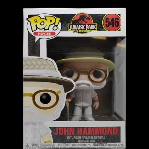 Funko Pop! Movies Jurassic Park 25th Anniversary John Hammond Figure #546