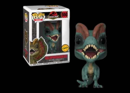 Funko Pop! Movies Jurassic Park Dilophosaurus No Flaps (Chase) Figure #550