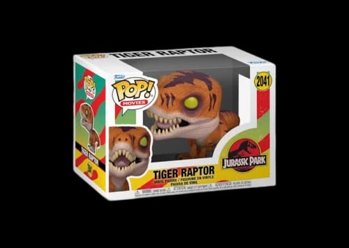 Funko Pop! Movies: Jurassic Park - Tiger Raptor Figure #2041