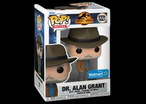 Funko Pop! Movies Jurassic World Dominion Dr. Alan Grant Walmart Exclusive Figure #1221