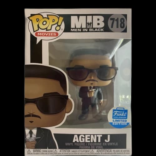 Funko Pop! Movies Men in Black Agent J Funko Shop Edition Figure #718