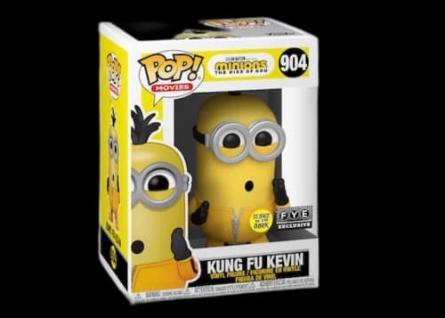 Funko Pop! Movies Minions The Rise of Gru Kung Fe Kevin (Glow) FYE Exclusive Figure #940