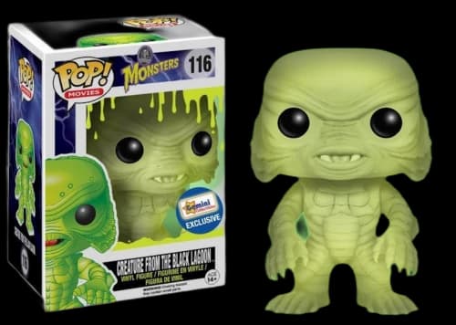 Funko Pop! Movies Monsters The Creature(Glow) Gemini Collectibles Exclusive Figure #116