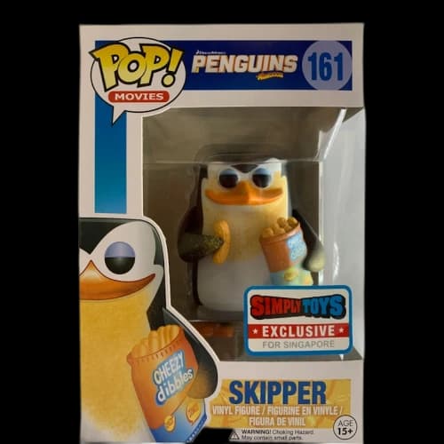 Funko Pop! Movies Penguins Skipper Simply Toys Exclusive Figure #161