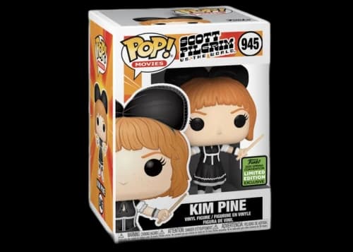 Funko Pop! Movies Scott Pilgrim V.S. The World Kim Pine 2021 Spring Convention Exclusive Figure #945