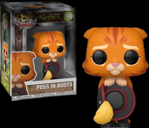 Funko Pop! Movies: Shrek Puss In Boots Figure #1596
