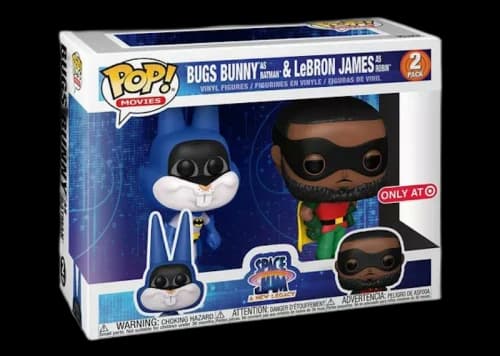 Funko Pop! Movies Space Jam A New Legacy Bugs Bunny As Batman And LeBron James As Robin Target Exclusive 2-Pack