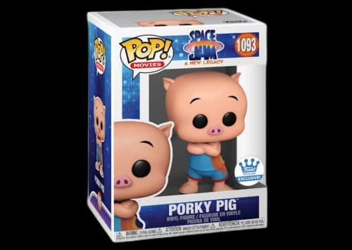 Funko Pop! Movies Space Jam A New Legacy Porky Pig Funko Shop Exclusive Figure #1093