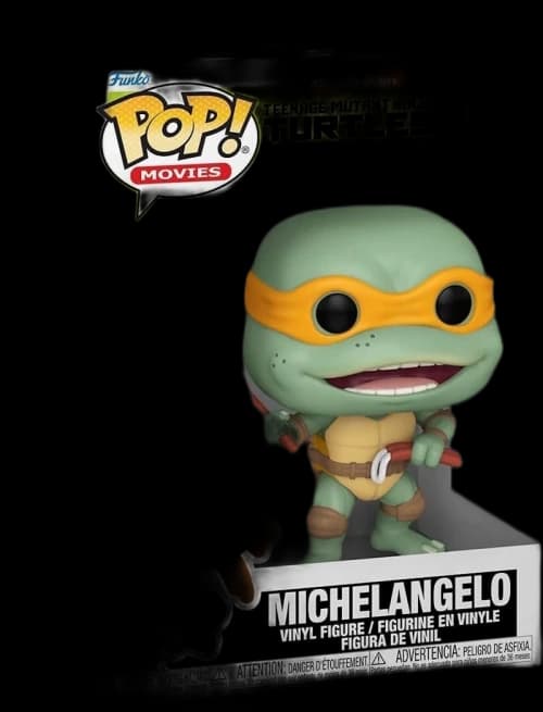 Funko Pop! Movies: Teenage Mutant Ninja Turtles Michelangelo Figure #1611