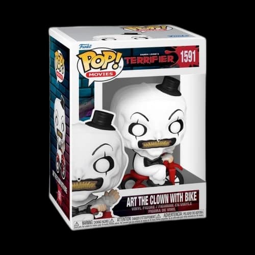 Funko Pop! Movies: Terrifier Art The Clown w/ Bike Figure #1591
