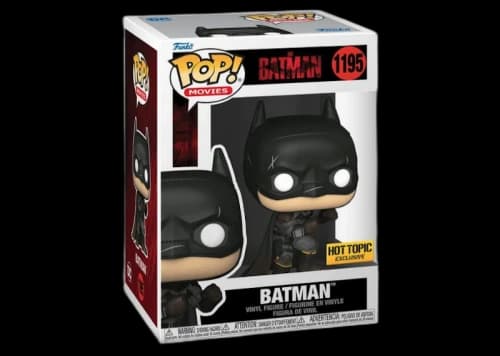 Funko Pop! Movies The Batman (Batman Battle Damaged) Hot Topic Exclusive Figure #1195