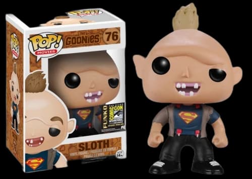 Funko Pop! Movies The Goonies Sloth (Superman shirt) SDCC Figure #76