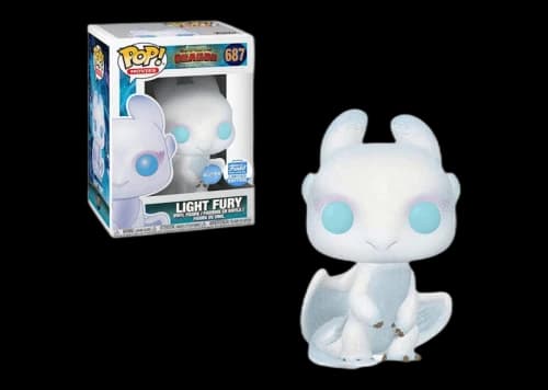 Funko Pop! Movies The Hidden World Light Fury Glitter Funko Shop Exclusive Figure #687