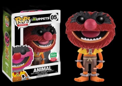 Funko Pop! Movies The Muppets Animal (Flocked) Funko Shop Exclusive Figure #05