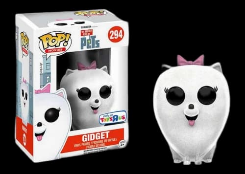 Funko Pop! Movies The Secret Life of Pets Gidget (Flocked) Toys 'R Us Exclusive Figure #294