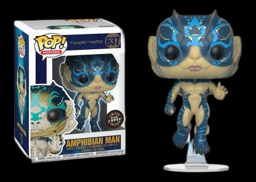 Funko Pop! Movies The Shape Of Water Amphibian Man (Glow Chase) Figure #634