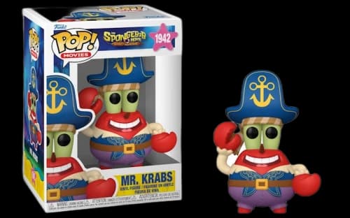 Funko Pop! Movies: The SpongeBob Movie Search For SquarePants Mr. Krabs Figure #1942