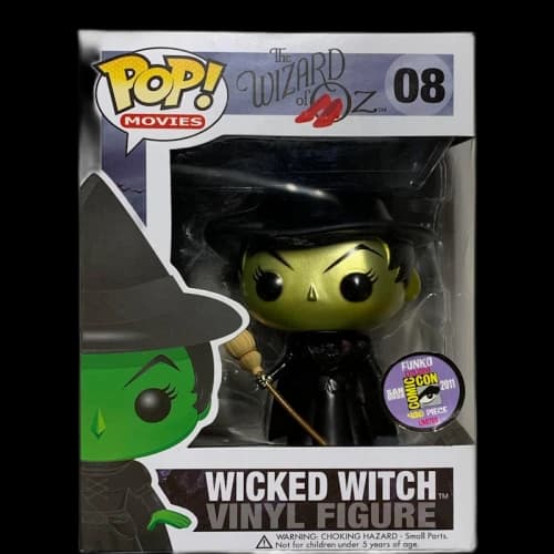 Funko Pop! Movies The Wizard Of Oz Wicked Witch (Metallic) SDCC Figure #08