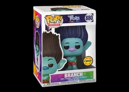 Funko Pop! Movies Trolls World Tour Branch Frowning (Chase) Figure #880