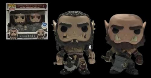Funko Pop! Movies Warcraft Durotan & Orgrim FYE Exclusive 2 Pack